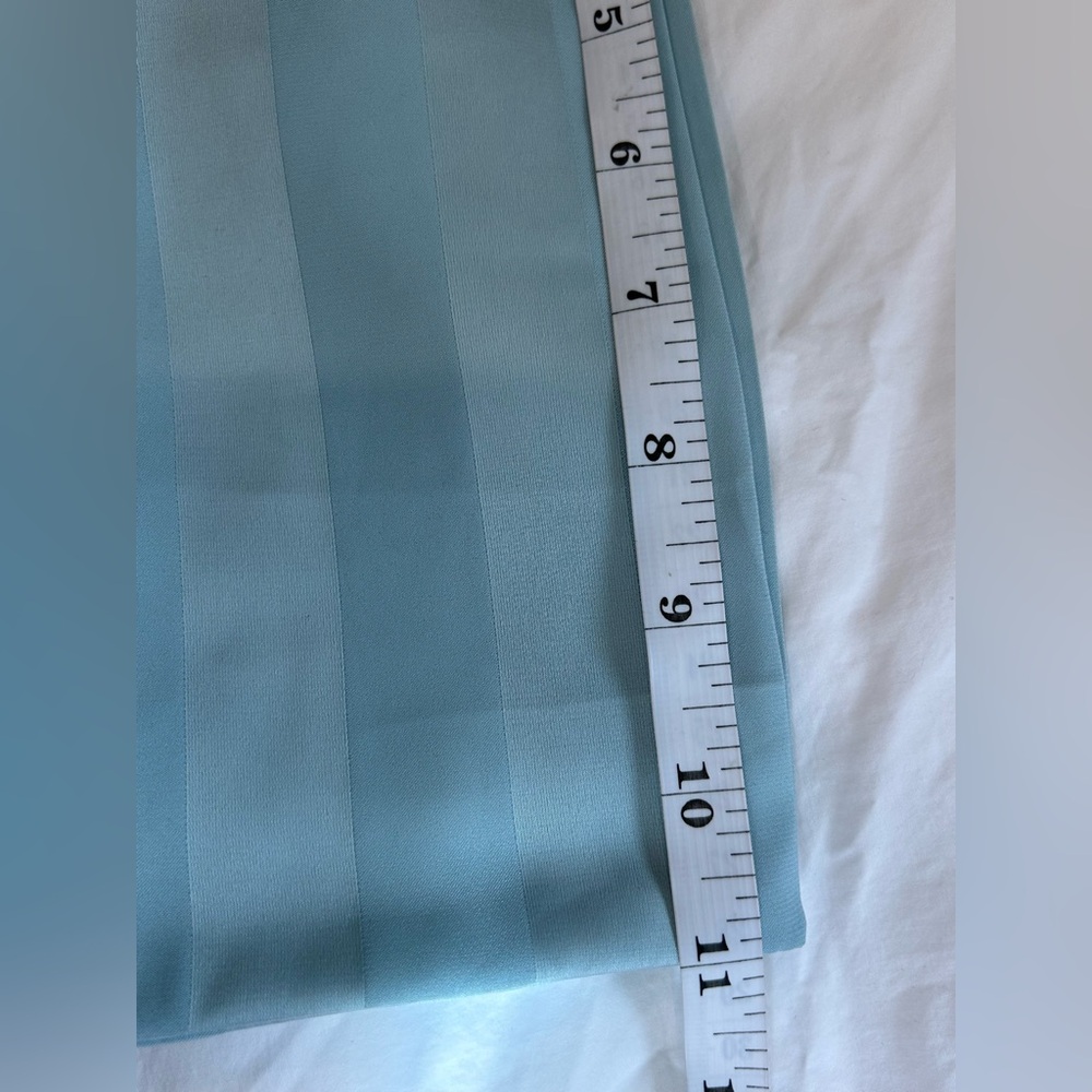 VERA & LUCY - Mint Striped Silky Trouser & Blazer Suit Size S - Picture 16 of 16
